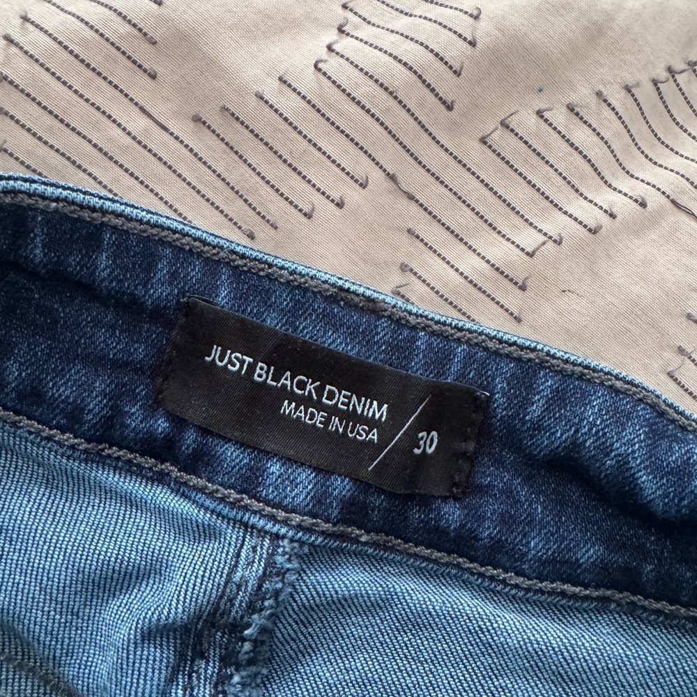 Just Black Wide-Leg Jeans in Dark Indigo - Picture 2 of 4